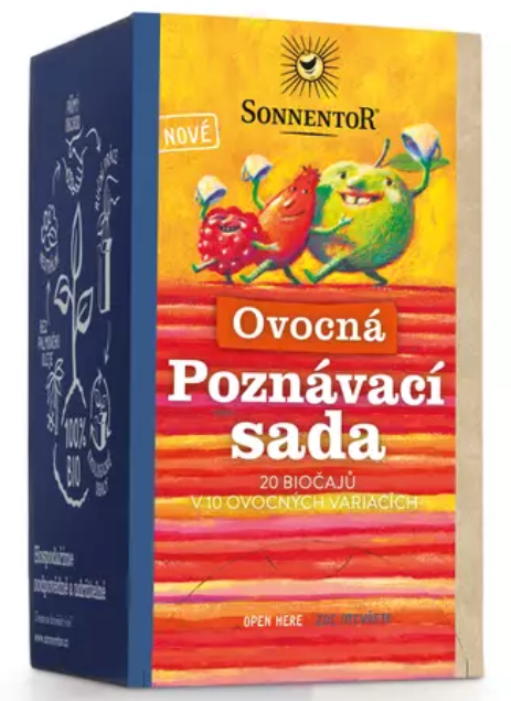 Bio čaj ovocná poznávací sada porcovaný 49,4g Sonnentor 
